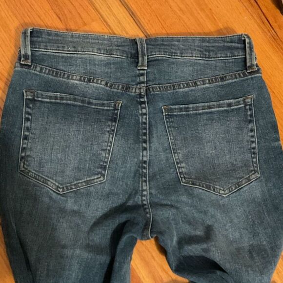 Cosmic Blue Love Jeans Women's 28 C6558JFK Medium Wash Bootcut Stretch distress - Picture 7 of 7